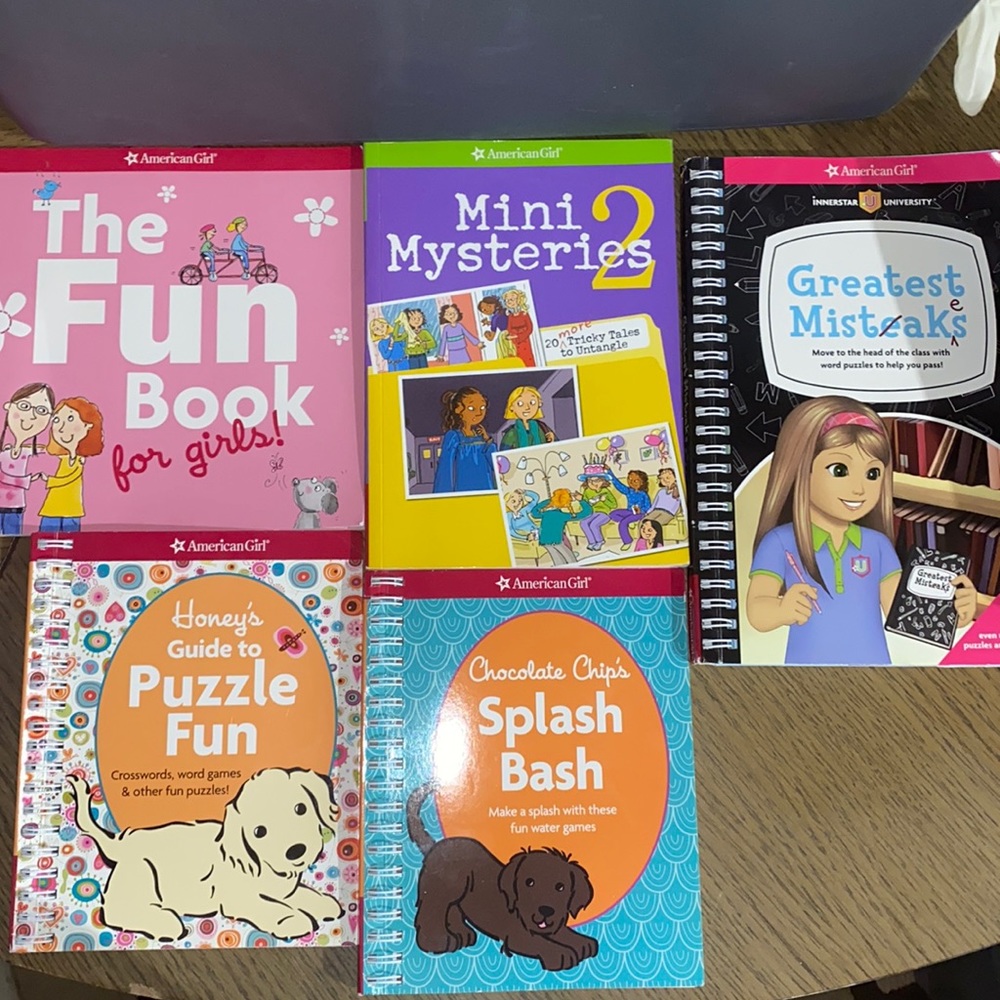 5 PACK Random American Girl Books